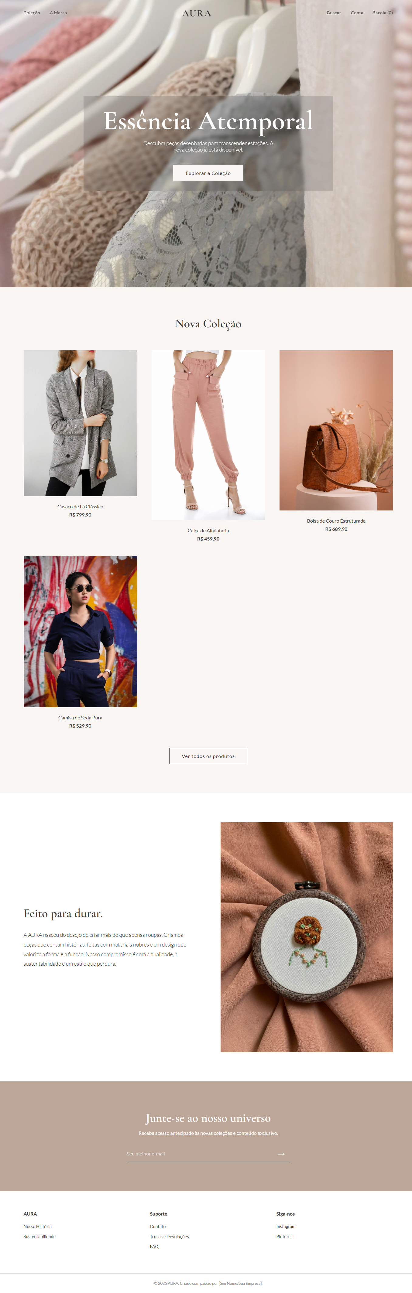 Preview do E-commerce Premium